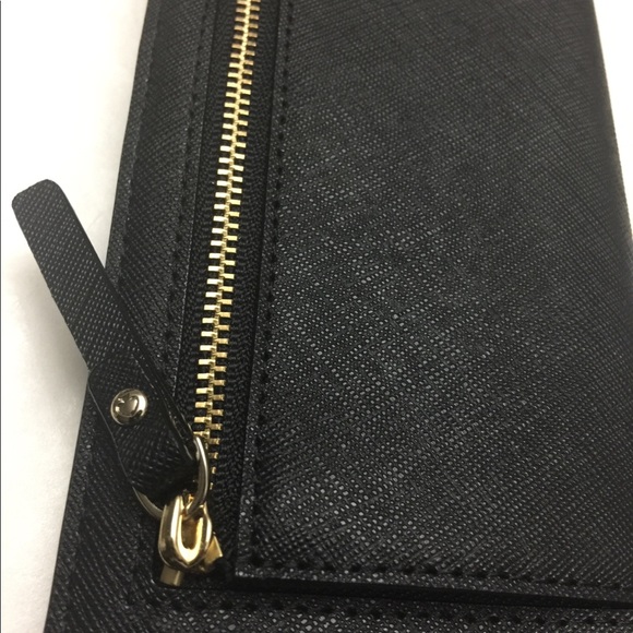 NWT Black Kate Spade Laurel Way Bifold Wallet - Picture 6 of 7